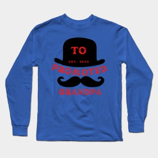 Promoted to Grandpa EST. 2022 Long Sleeve T-Shirt